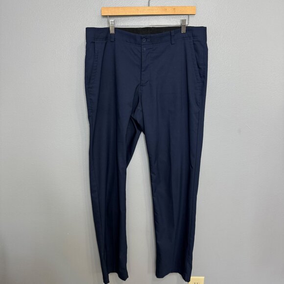 NIKE flex essential golf pants in navy size 36 x 34 - Picture 1 of 8